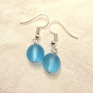Elegant Blue Drop Earrings